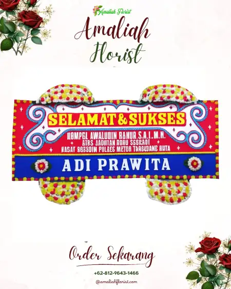 Papan Bunga Ucapan Selamat Pemali
