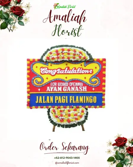 Sewa Papan Bunga Pemali